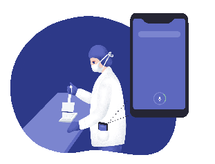 Hands-free data capture during the experiment - Home page